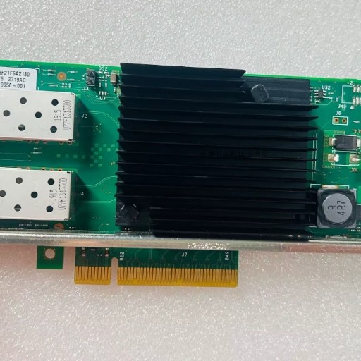 สําหรับ Dell Intel X710-DA2 Dual Port 10 การ์ดเครือข่ายไฟเบอร์ออปติก Gigabit 5N7Y5 0Y5M7N