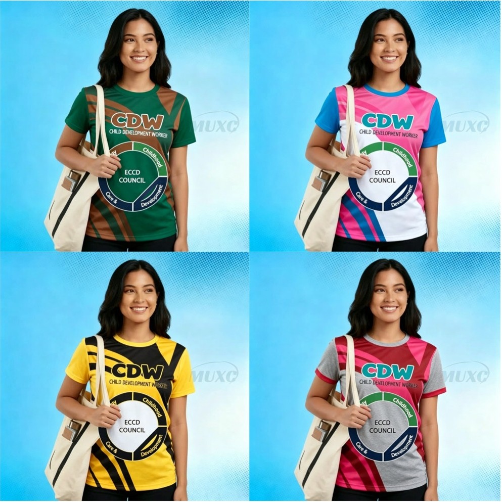 CDW ผู้หญิง T เสื้อรอบคอ, Full Sublimation แขนสั้น, Casual สบายทุกวันสวมใส่สุภาพสตรี Tee