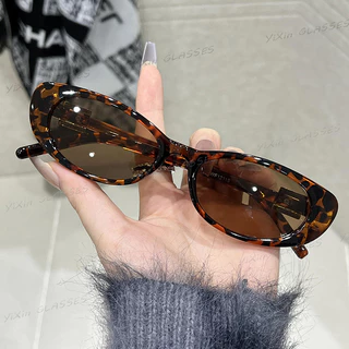คลาสสิกกรอบขนาดเล็ก Cat Eye Shade Anti Blue Light แว่นตาสําหรับผู้หญิงรูปไข่ UV Protection Shade แว่นตากันแดด
