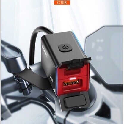 The JBK Shop 789 Ldnio 60W พอร์ตชาร์จ USB สําหรับรถจักรยานยนต์พร้อมที่ชาร์จโทรศัพท์มือถือ, พอร์ต PD,