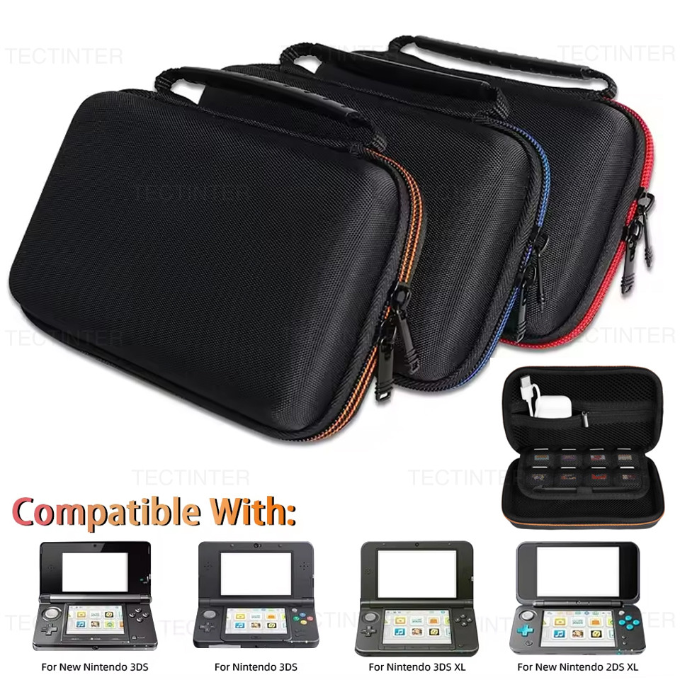 ป้องกันกระเป๋าถือสําหรับ Nintendo 3DS XL กระเป๋าสําหรับใหม่ 3DSLL 2DS XL/NDSI 3DS/2DS XL/LL เกมอุปกร
