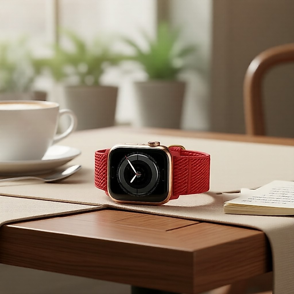 W-Wave ดีไซน์ สายไนลอนยืด Solo Loop สําหรับ Apple Watch Ultra 49มม./45มม./44-46มม./41มม. ปรับขนาดได้