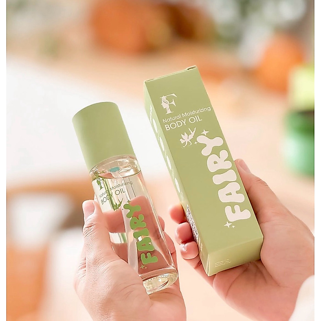 🔥มีส่งด่วน พร้อมส่ง แฟรี่บอดี้ออยล์ FAIRY บอดี้ออยล์บำรุงผิว ชุ่มชื้น แถมสบู่สครับ
