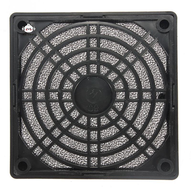 {maybest} กันฝุ่น 80mm Case Fan Dust Filter Guard Grill Protector Cover PCputer {TH}
