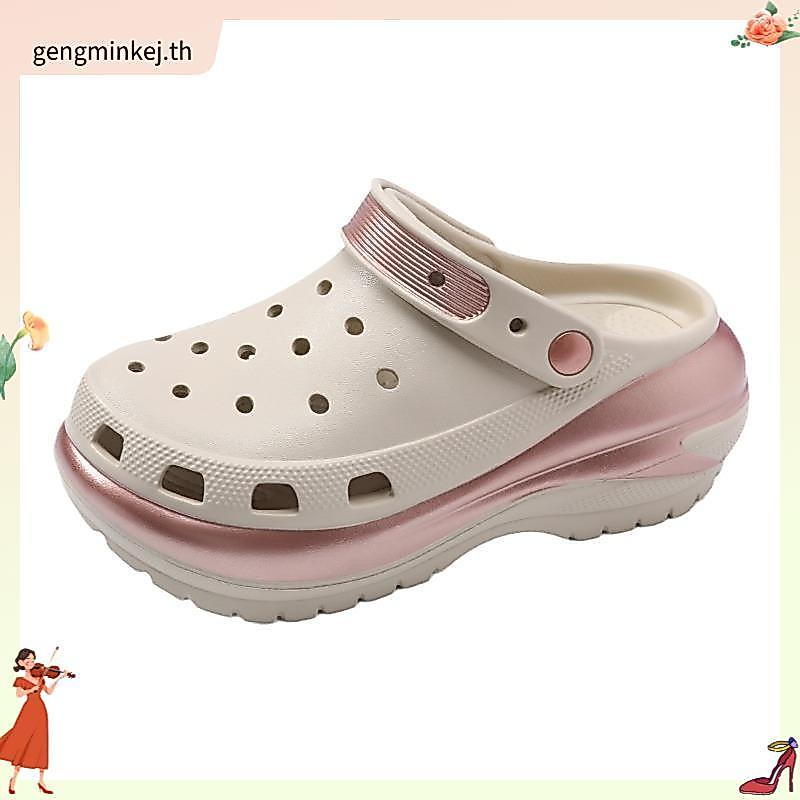 ผสมสีหญิง Wedges รองเท้าส้นสูงแพลตฟอร์ม EVA Soft