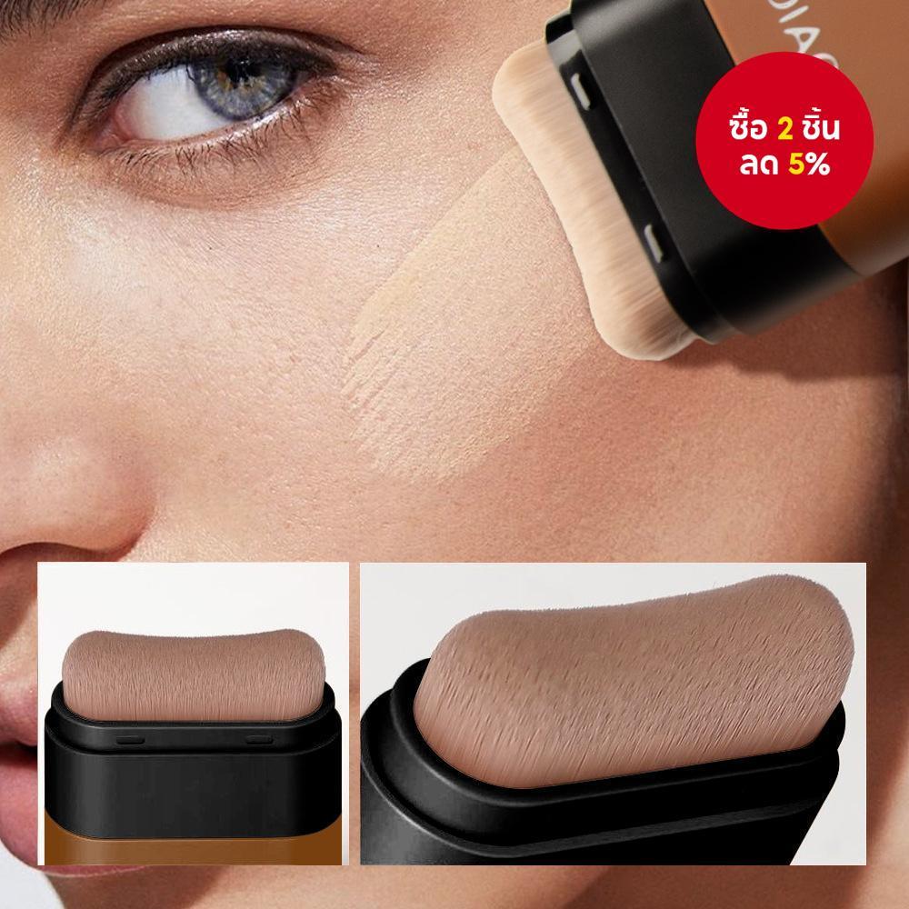รองพื้นแบบ Dual-Ended พร้อมหัวแปรง – ครีมโปร่งแสงน้ําหนักเบาที่ให้ความชุ่มชื้น, แพ็คเกจสร้างอเนกประสงค์ Choice ต่ออายุฤดูใบไม้ผลิอย่างเป็นทางการของขวัญวันวาเลนไทน์