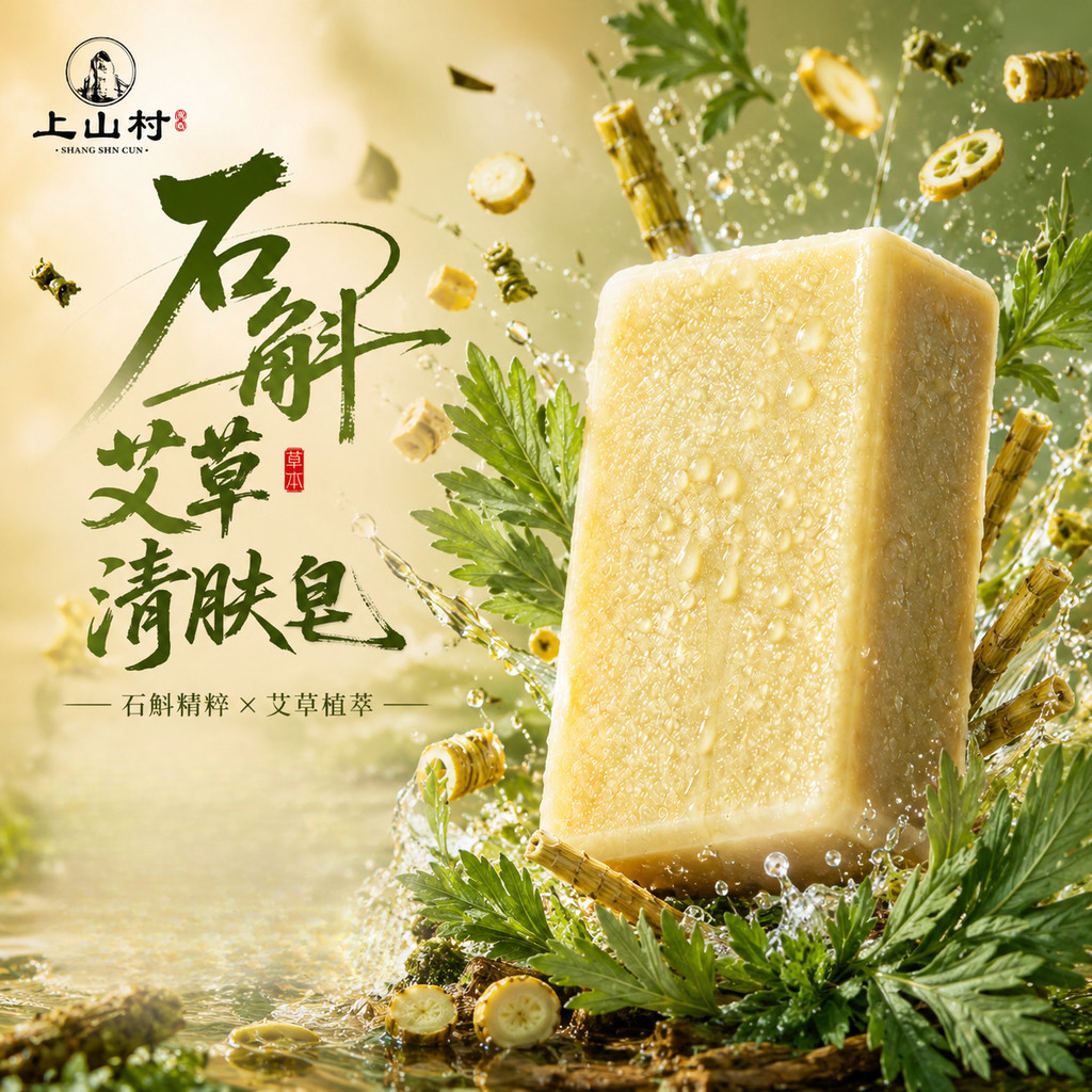 Shangshan Village Bath Face soap | Shangshan Shampoo Soap | on mountain village Soap | Dendrobium Gi