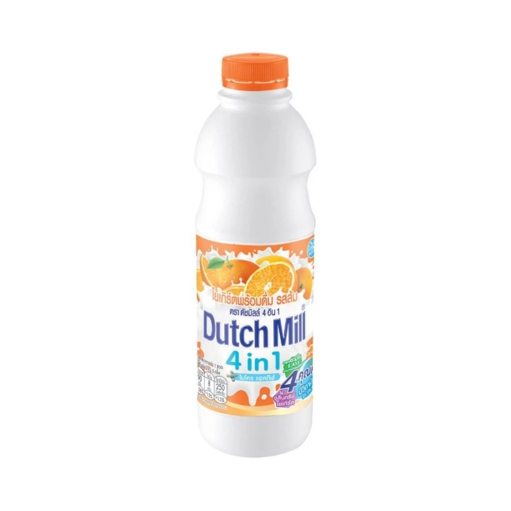 ดัชมิลล์ 4อิน1 นมเปรี้ยวรสส้ม DutchMill 4in1 Orange 830ml.