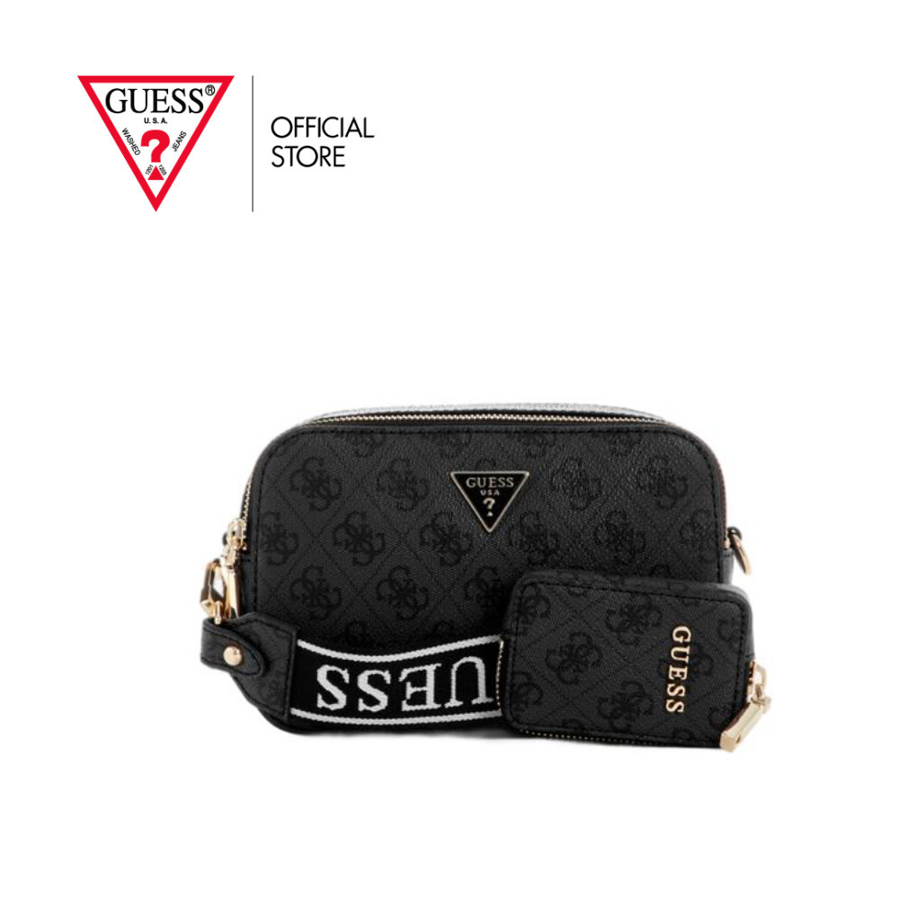 GUESS กระเป๋า รุ่น SG869113 LATONA II CAMERA CROSSBODY สีดำ
