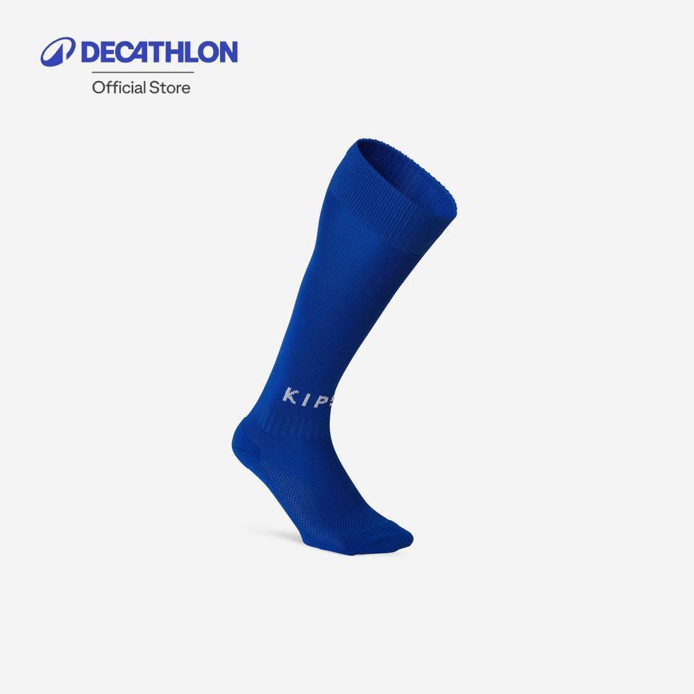 Decathlon Kids' Football Socks Essential ถุงเท้าฟุตบอลสำหรับเด็ก รุ่น F100 - Indigo Blue