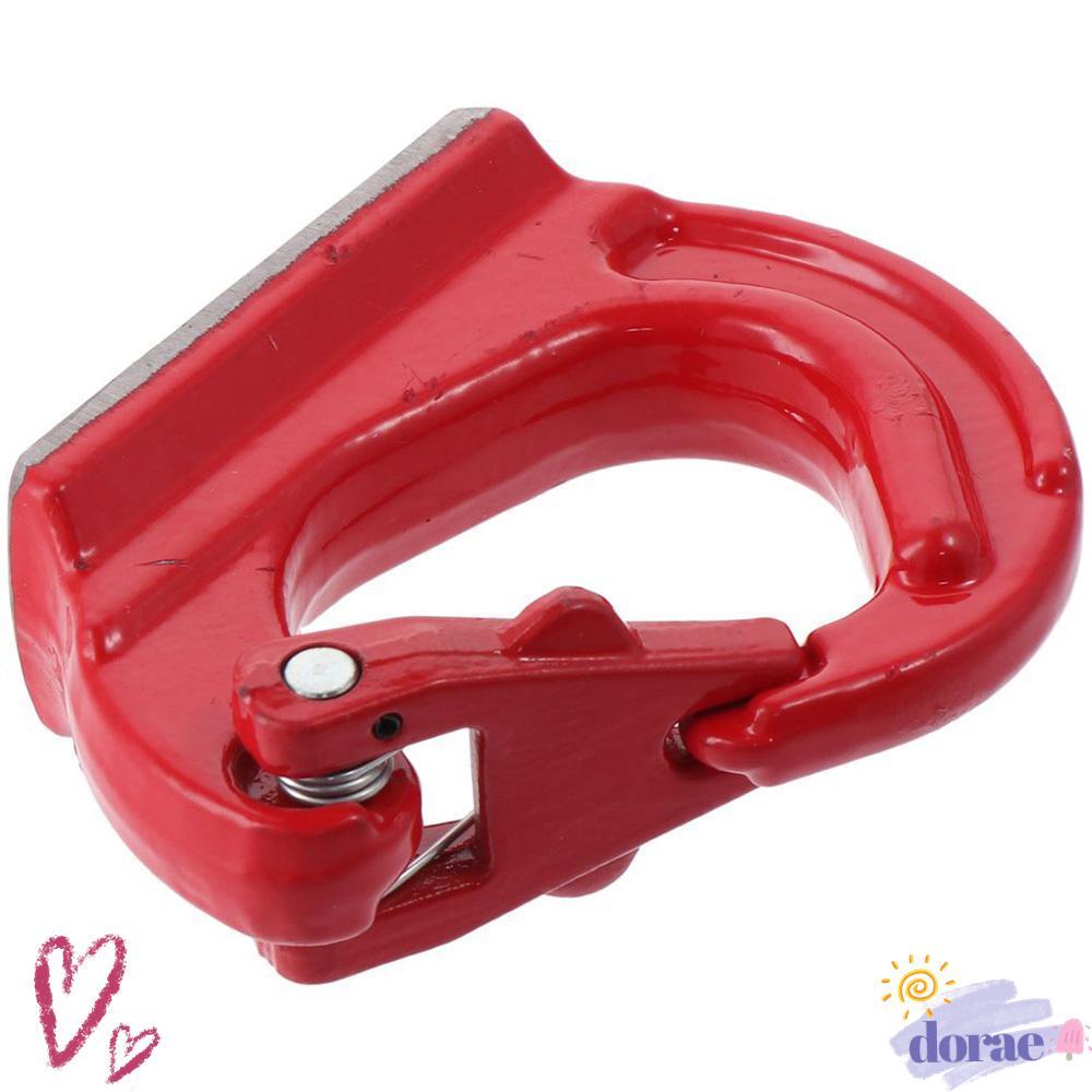 DORAE Heavy Duty Lifting Hook, 2T Alloy Steel G80 Weld-on Anchor Hook, สีแดงพร้อมสลักปลอม 4400lbs คว