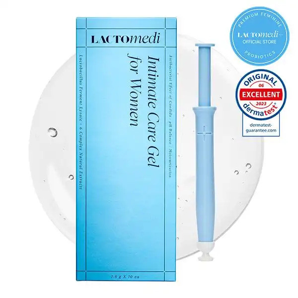LACTOMEDIIntimateCareGelforWomen(10 ชิ้น)–ProbioticpHBalancingGelforOdor,Freshness&DailylComfort–เกา