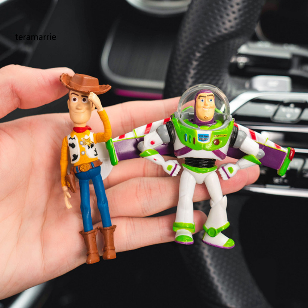 [TR] Woody พวงกุญแจพวงกุญแจรถ Unisex Woody Buzz Lightyear พวงกุญแจ Car Air Freshener Vent Clip – Aro