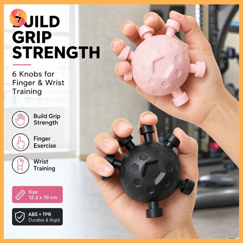Hand Grip Strength Trainer Forearm Ball Finger Exerciser ข้อมือ Strengthener ปรับ Grip ออกกําลังกายเครื่องมือ