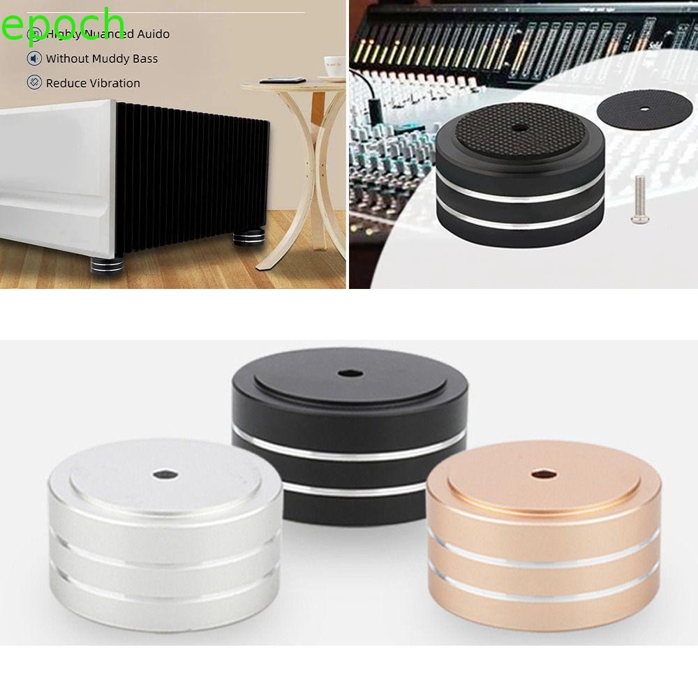 EPOCH ลําโพงขาตั้งฟุตอลูมิเนียม 4 ชิ้น HIFI AMP ลําโพง Shock Absorption 40x20 มิลลิเมตร SoundBox Mats ลําโพงแยกฟุต