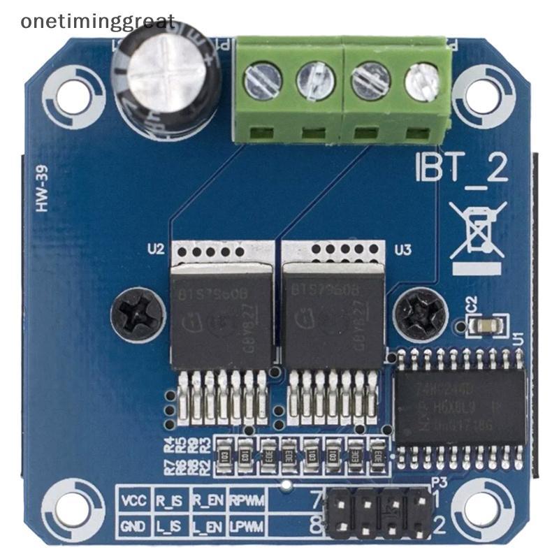 Onetiminggreat BTS7960 43A Double H-bridge High-Power Driver โมดูล DIY สมาร์ทรถการใช้วินิจฉัยสําหรับ Arduino OTA