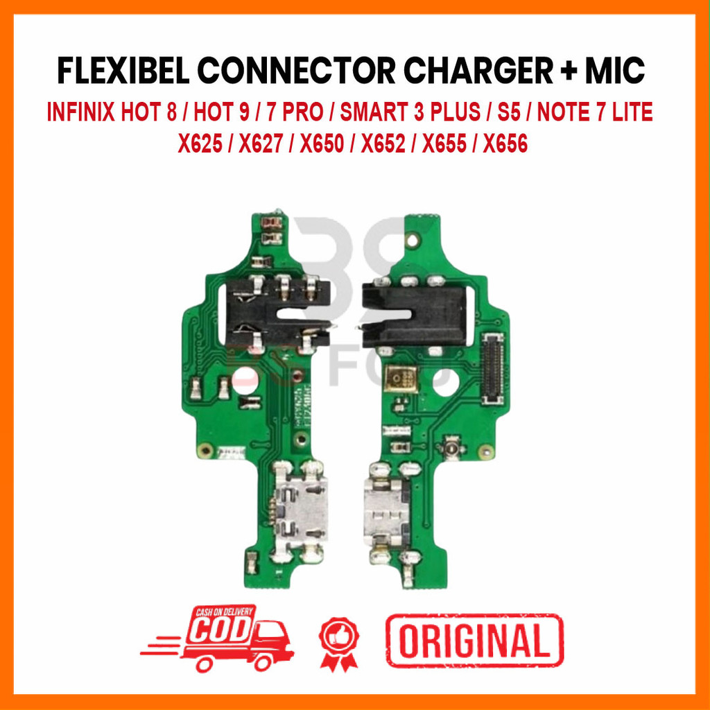 FLEXIBLE CONNECTOR CHARGER INFINIX HOT 8 / HOT 9 / 7 PRO / SMART 3 PLUS / S5 / NOTE 7 LITE / X625 / 