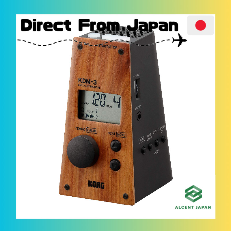 KORG Metronome KDM-3-WDBK Wood Face Model JAN:4959112186002