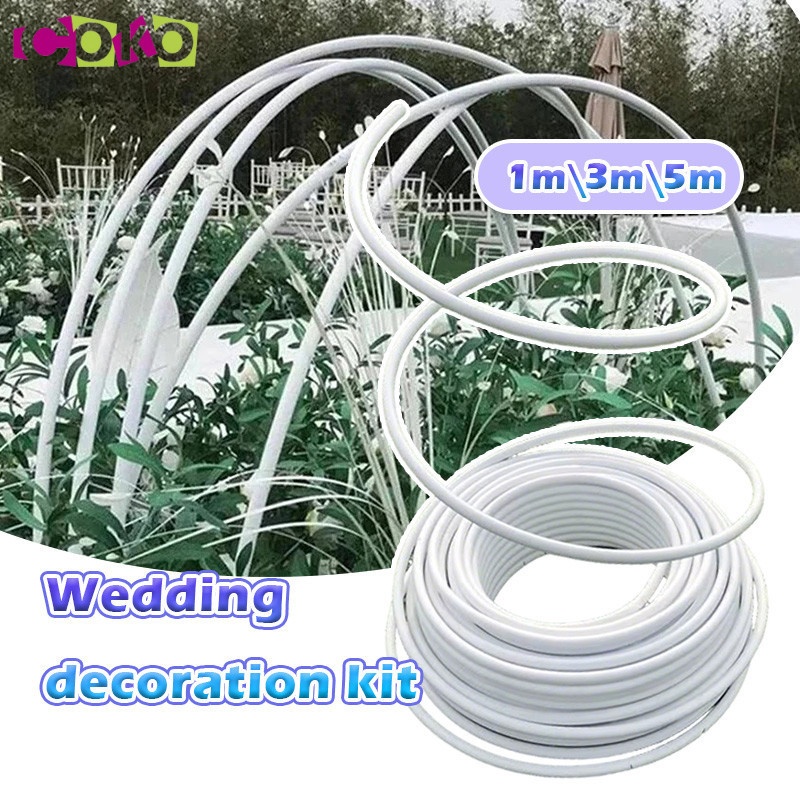ท่อดัดได้สำหรับดอกไม้ยักษ์ ขนาด15MM*1M/3M/5M ท่อพลาสติก ทนแดด ทนฝน อุปกรณ์ตกแต่ง  สำหรับงานแต่งงาน
