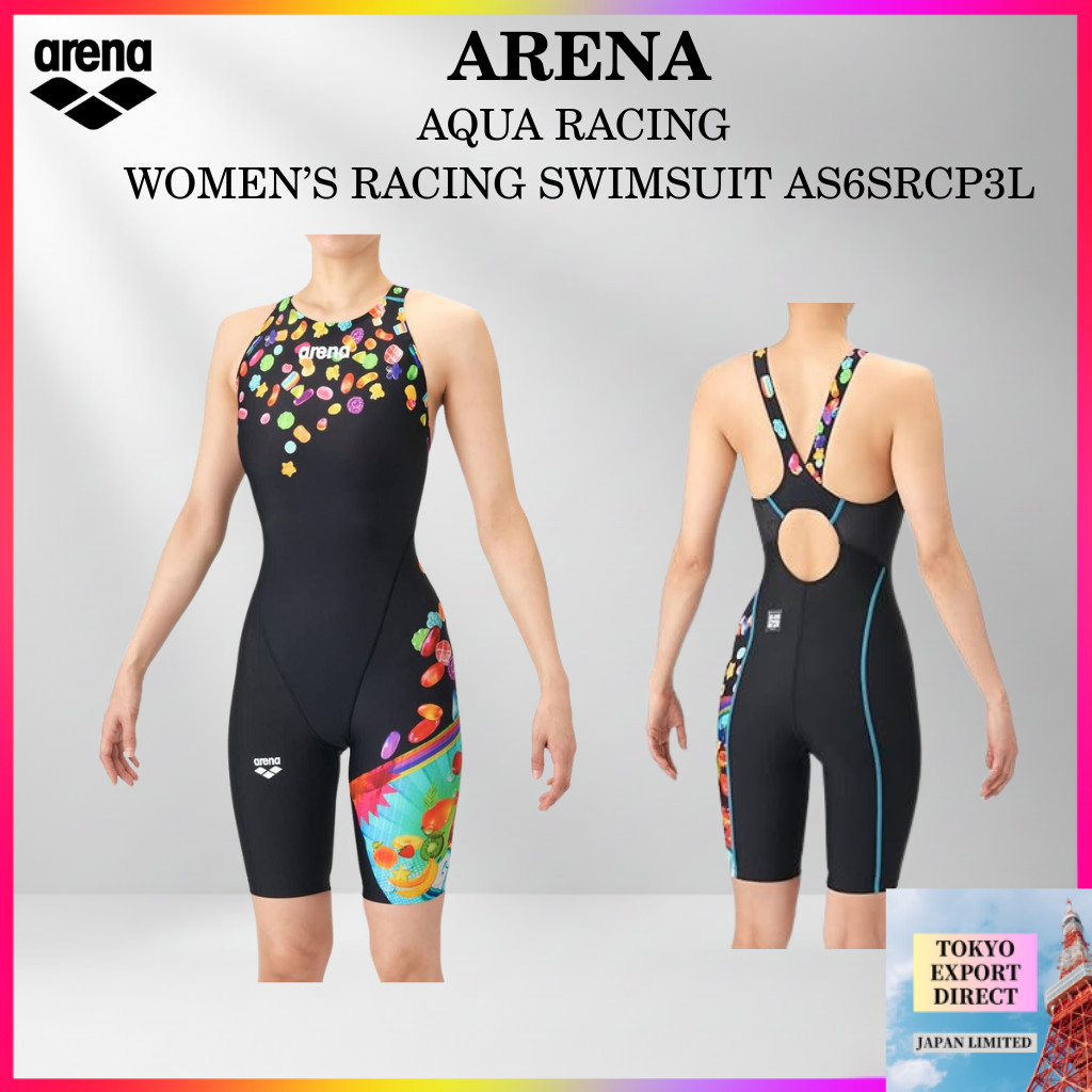 arena AS6SRCP3L ชุดว่ายน้ำแข่งขันผู้หญิง ชุดว่ายน้ำแข่ง ได้รับการรับรอง WA สะท้อนน้ำ