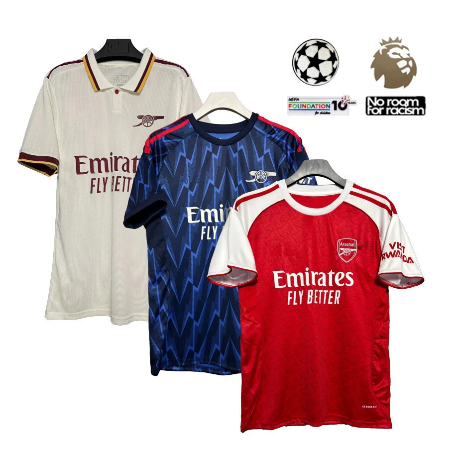 25-26 Club Fan Edition Rsenal Home Away Second Away Jersey S-XXXXL