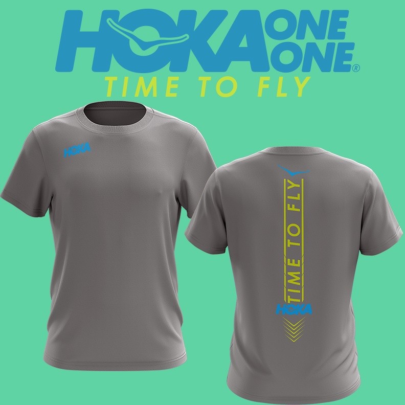 ขายดี HOKA ONE TIME TO FLY OUTDOOR VER.2 RUNNING T SHIRT รูปที่ 2