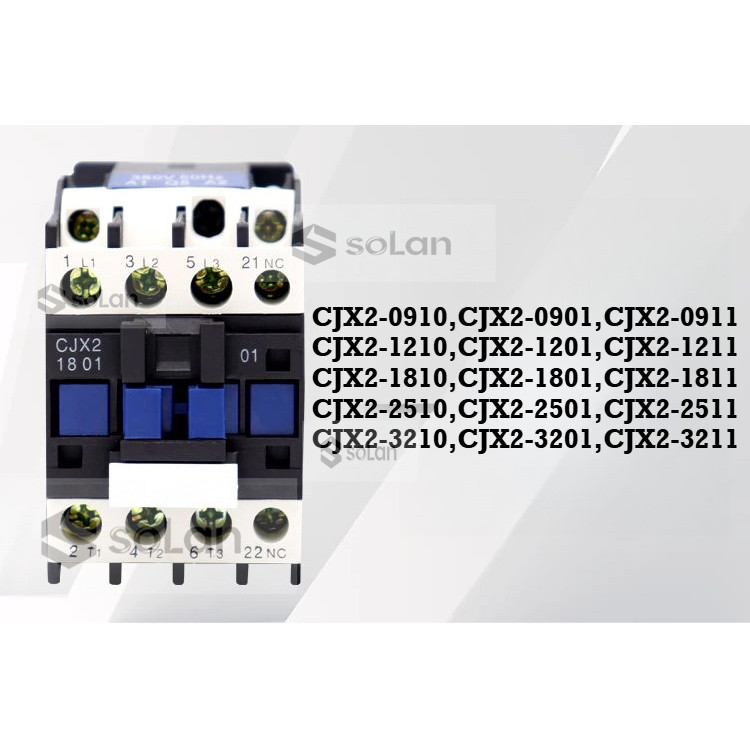 CJX2-1810-1801-18011-2510-2501-25111-3210-3201-3211 CJX2-0910-0901-0911-1210-1211-1211 AC Contactor
