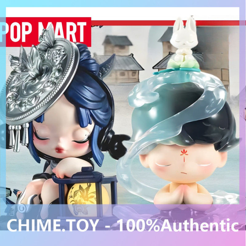[secret] POPMART POPMART Warriors Town 14th Anniversary Series Mystery Box ของขวัญเล่นอินเทรนด์