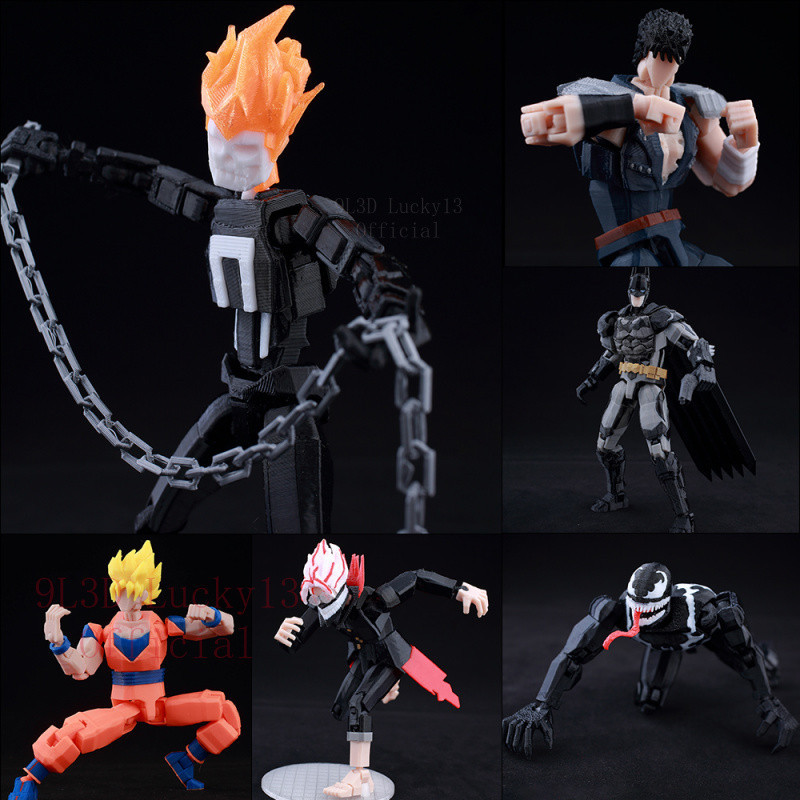 Titan 13 T13 Action figure Lucky13 dummy13 9L3D Marvel  Ghost Rider