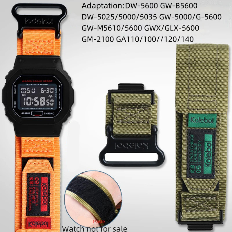 สําหรับ Casio 16 มม.อะแดปเตอร์ DW5600/610 GW-B5600 G-5600U GW-M5610/M5600 GM-2100 ga110/120 140 ดัดแ