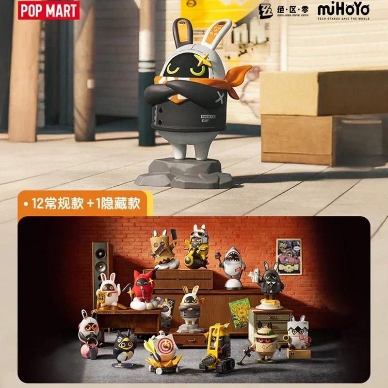 POPMART Zenless Zone Zero Bonmu Party Series กล่องตาบอด Mystery กล่อง Guess กระเป๋าของเล่นตุ๊กตาอะนิเมะรูปเดสก์ท็อปเครื่องประดับคอลเลกชัน