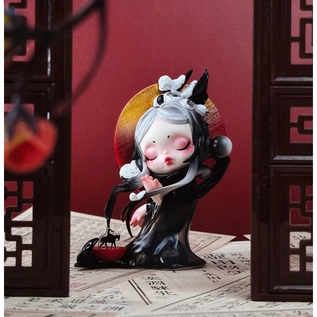 POPMART The Gloden Gallop Series Hirono Twinkle Skullpanda Dimoo น่ารักชุดเครื่องประดับของเล่นของขวัญสาว BODB