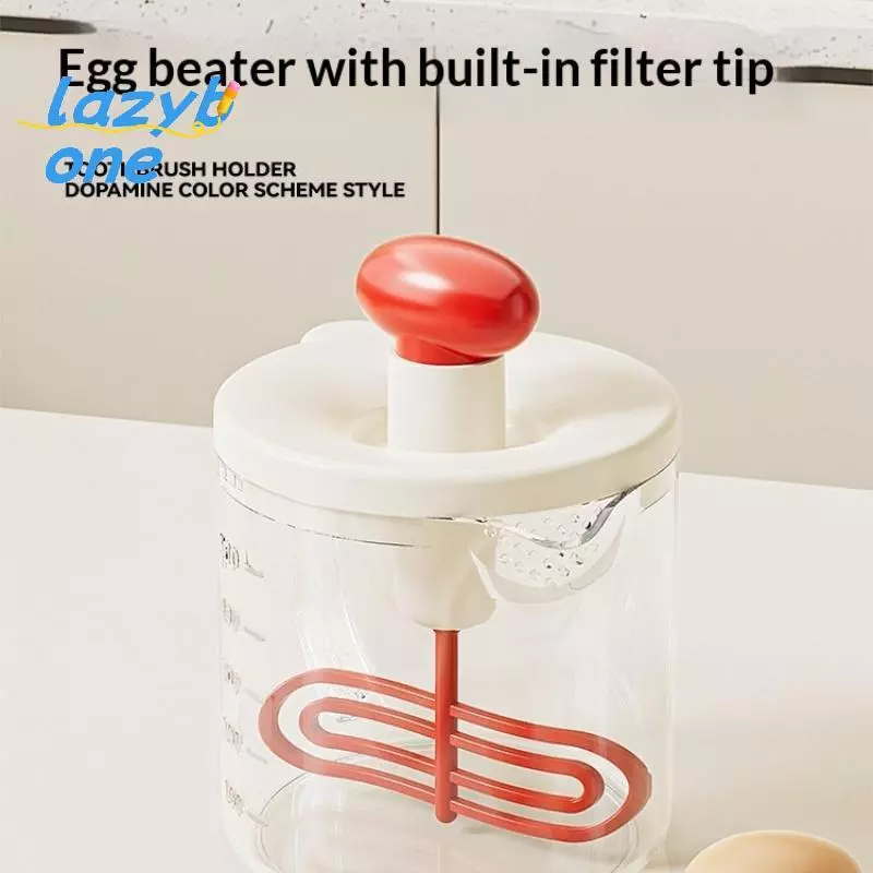 LZ-t Home Egg Cup Manual Press Egg Churn Cream Whipper thumbnail 5
