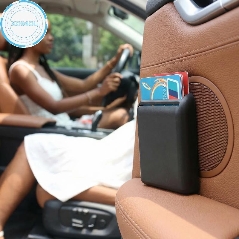 Xo94ol Compact Car Interior Card Holder Multi Slot กล่องเก็บแบบพกพาสําหรับบัตรเครดิต Bank ใช้ TH
