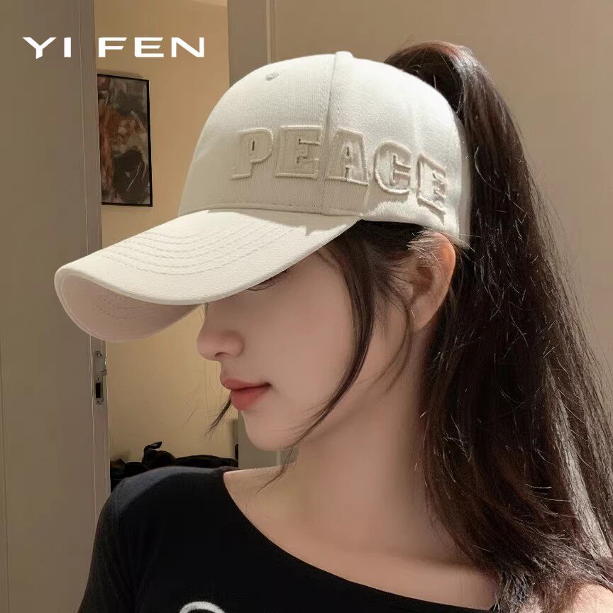 YIFEN First Hard Top ขนาดใหญ่พิเศษ Deepened Half-Hollow Top เบสบอลหมวกกว้างขอบ Big Face แสดง Face หม