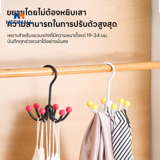 🎀ตะขอติดผนังหมุนได้360 กรงเล็บ ตะขอแขวน ตะขออเนกประสงค์ ที่แขวนของในห้องครัว แขวนในห้องน้ำ