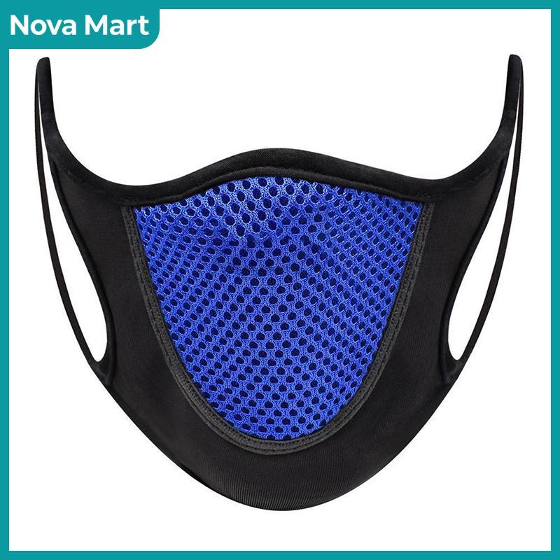 หน้ากากกีฬา nova Mart พร้อมตัวกรองคาร์บอน-วิ่งขี่จักรยานอุปกรณ์ความปลอดภัยหน้ากากเดินป่าทำงานในสต็อก