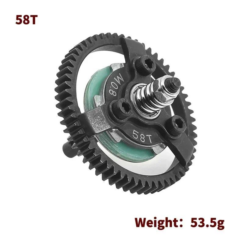 RC รถอะไหล่อัพเกรด: M0.8 เหล็ก Spur เกียร์ 50T 52T 54T 60T สําหรับ Traxxas Slash Banditler 2WD