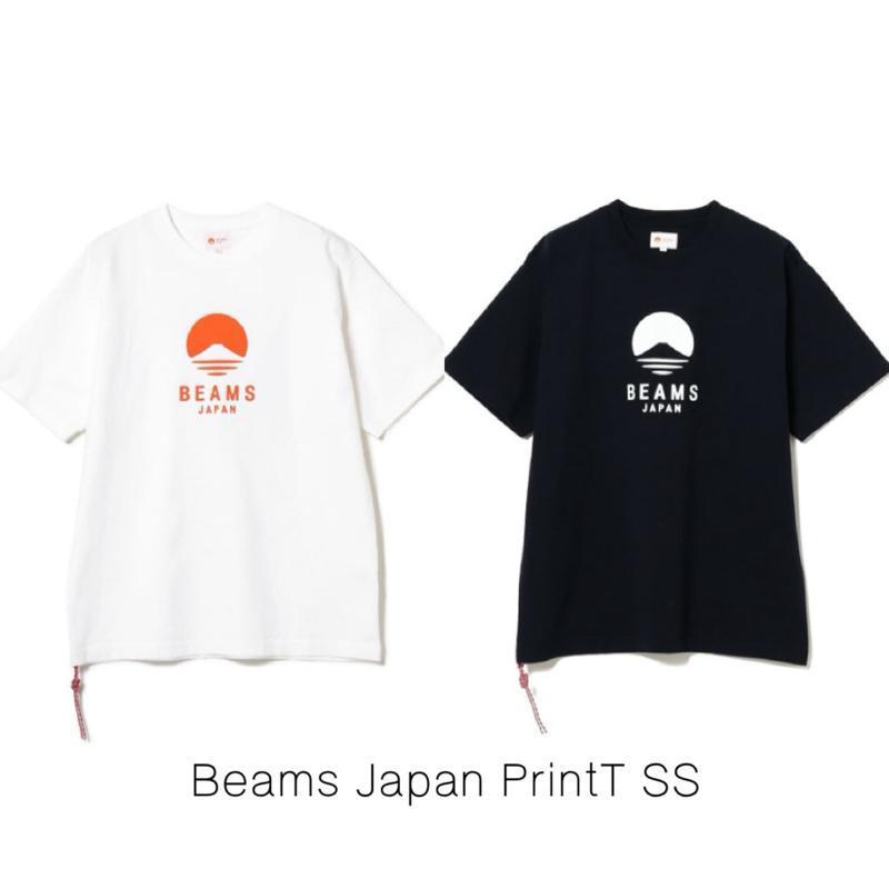 🧡พร้อมส่ง🧡 เสื้อยืด Beams ลาย Beams Japan PrintT SS ของแท้ 100% จากญี่ปุ่น