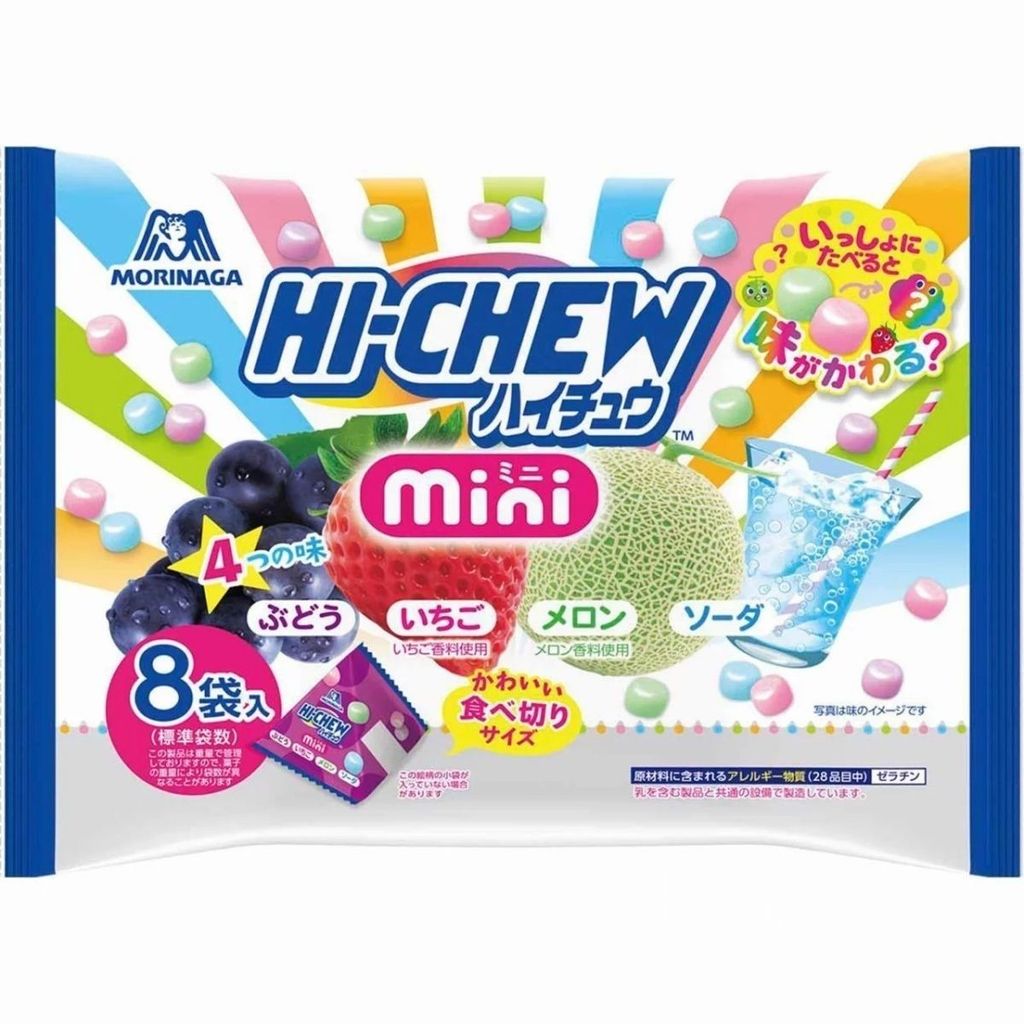 ญี่ปุ่นนําเข้า Morinaga Morinaga Morinaga Mini Jelly 120g ถุงใหญ่สี่รสชาติบรรจุเป็นรายบุคคล LS6426 @