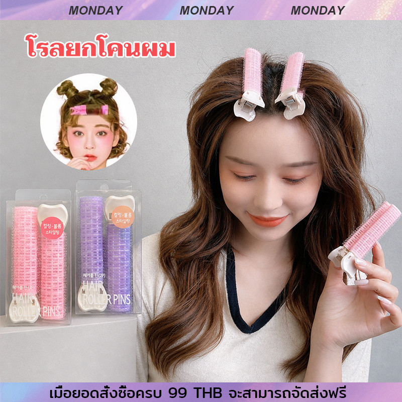 YTL กิ๊บยกโคนผม โรลม้วนผม DIY แบบกิ๊บหนีบ ใช้งานสะดวก ช่วยเพิ่มวอลลุ่มให้ผมดูหนาขึ้น (แพ็ค 1/2 ชิ้น)