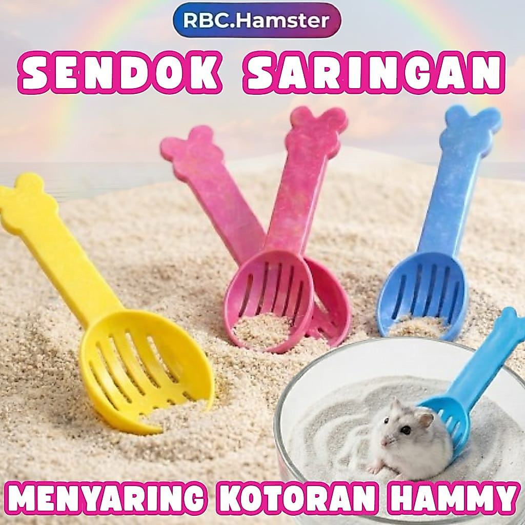 RBC HAMSTER SAND SPOON HAMSTER DIRT SPOON HAMSTER CAGE CLEANER
