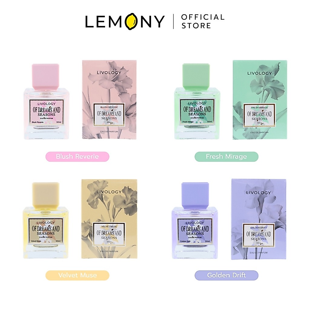 LEMONY น้ำหอมผู้หญิง LIVOLOGY ซีรีส์ Of Dreams and Seasons ขนาด 50 มล.