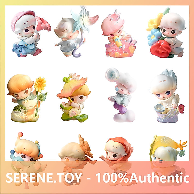 POPMART DIMOO Instant Adventure Series Mystery Box ของเล่นตกแต่งของขวัญ