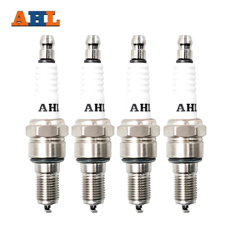 AHAHL Motorcycle Ignition Spark Plug For Honda AX-1 250 CB-1 NC27 CB400 CB500 CBF125 CBF250 CBR1000R