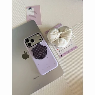 ลายสก๊อตดาวรูปแบบ Star Kickstand เคสป้องกันสําหรับ iPhone 11 12promax 13pro15pro 15promax 14 14promax 14pro 16 pro max 16 plus 17 17promax two in one case