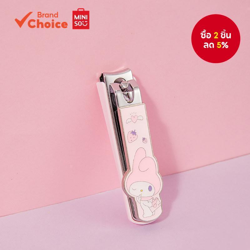 MINISO  กรรไกรตัดเล็บซีรีส์ซานริโอ แอนตี้-สแปลช ทนทาน พกพาสะดวก ขนาด 6.5ซม. × 1.5ซม.
