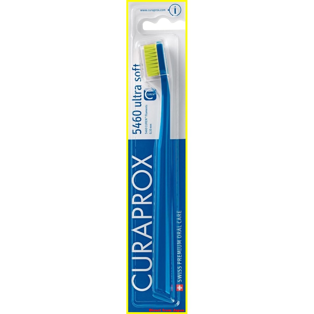 Direct from Japanแปรงสีฟัน CURAPROX CS5460 ขนแปรงนุ่มพิเศษ 5460 เส้น คละแบบ