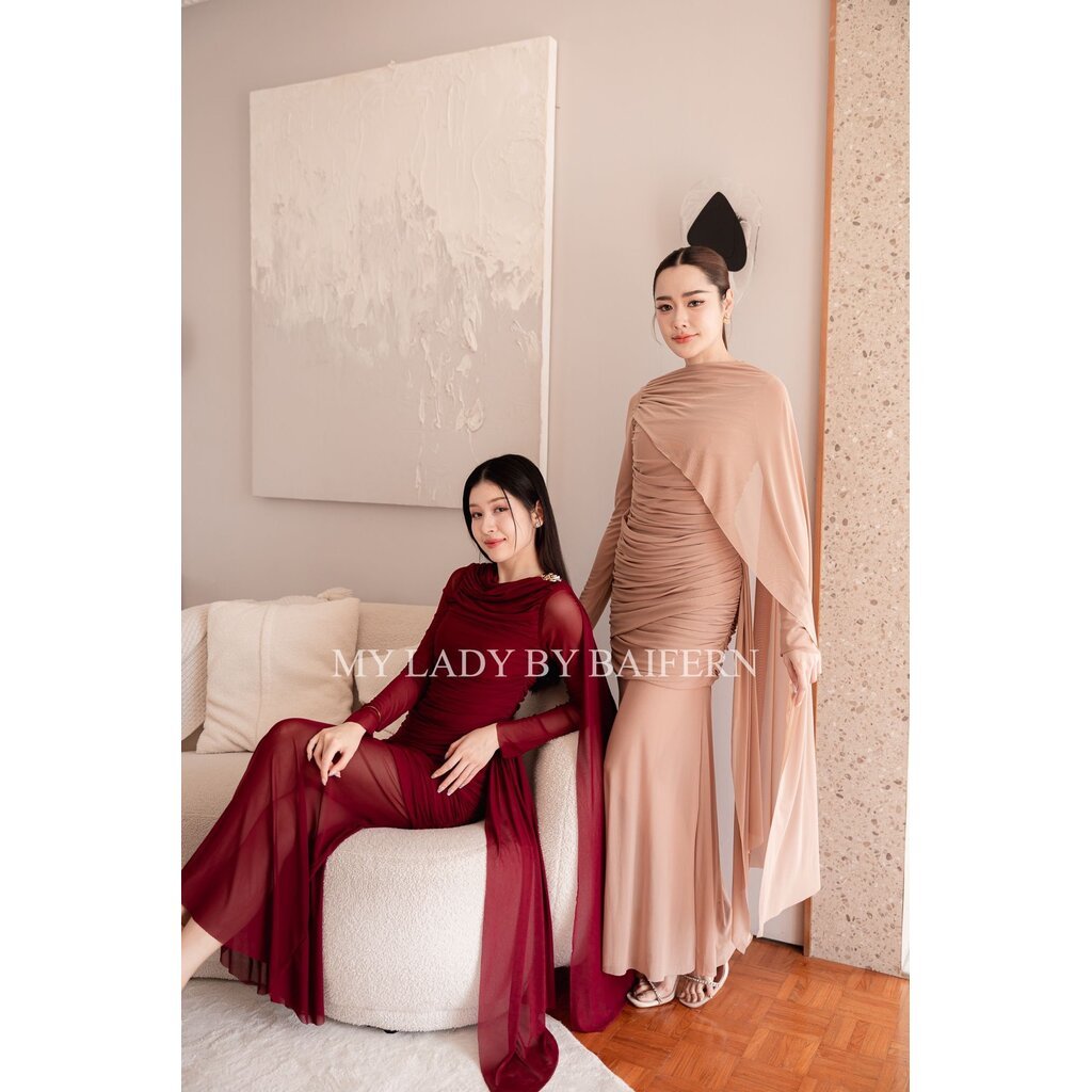 ชุดเดรสไปงานแต่ง ชุดออกงาน MY LADY BY BAIFERN - ML0537