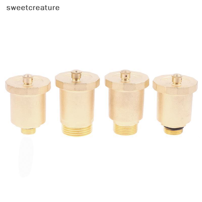 Sweetcreature ทองเหลือง DN10 DN15 DN20 DN25 วาล์วระบายอากาศไอเสียอัตโนมัติสําหรับหม้อไอน้ําระบบหม้อน